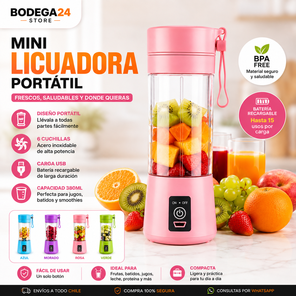 Mini Licuadora Portatil